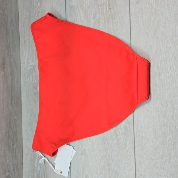 NWT Good American Matte Good waist chekky Bright Poppy Women Swim Bottom sz 2/M - Picture 10 of 12